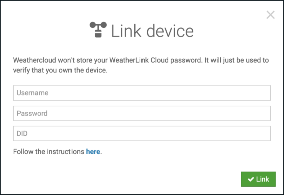 WeatherLink Cloud Weathercloud Link Device WeatherLinkIP